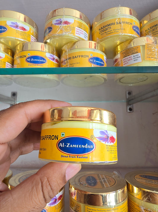 Hand made Saffron cream for Brighting & anti aging Face cream