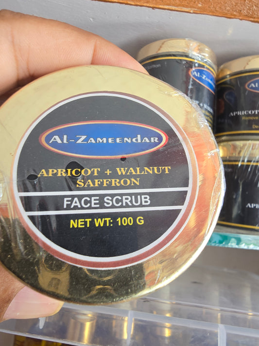 Walnut+saffron+Apricot Face Scrub